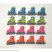 Lucore Rollerblades Inline Skate Shoe Erasers 16 pcs Colorful Kids Skating Boot Puzzle Erasers B077GLGVVP